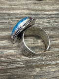 Blue Apatite Ring