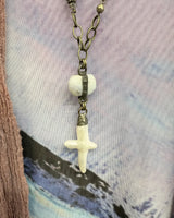 Rustic Elegance Pearl Necklace