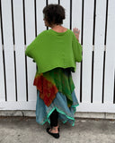 Crepe Sari Pixie Skirt