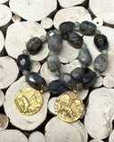 Labradorite Coin