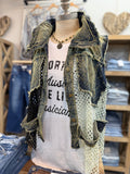 Mesh & Denim Vest