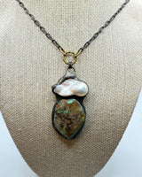 Chrysocolla & Pearl