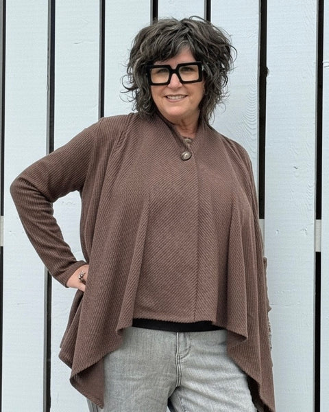 Luxe Knit Swing Cardigan