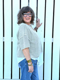 Textured Drift Boxy Top