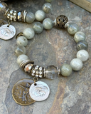 Imperial Glow Bead Bracelet