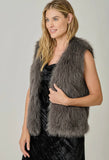 Sparkle and Fur Vest