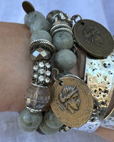 Imperial Glow Bead Bracelet