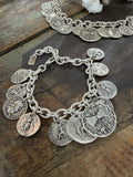 Coin Charm Bracelet
