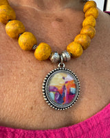 Sunset Streetscape Necklace