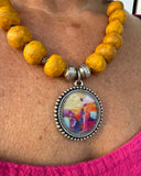 Sunset Streetscape Necklace