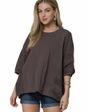 Chic Mesh Batwing