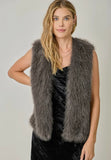 Sparkle and Fur Vest