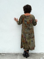 Boho Mosaic Midi Dress