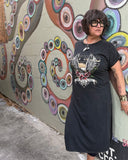 Stay Wild Vintage Graphic Dress