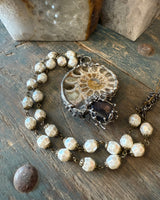 Swirl & Pearl Necklace
