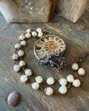 Swirl & Pearl Necklace