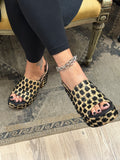 Mosaic Block Heel Shoes