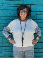 Rebel Denim Stitch Knit