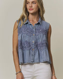 Sleeveless Denim