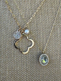 Three Charm Necklace