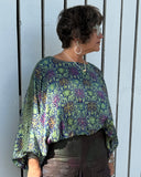 Crepe Sari Poet Top