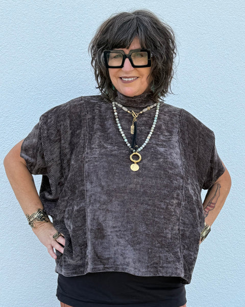 Mocha Luxe Sweater Top