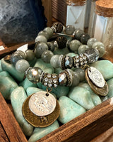 Imperial Glow Bead Bracelet