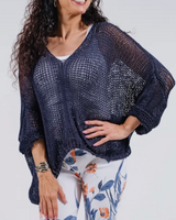 Butterfly Open Knit Topper