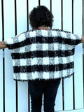 Checkered Fringe Top