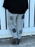 Patchwork Striped Pant