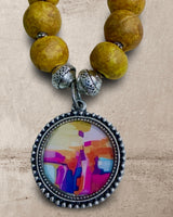 Sunset Streetscape Necklace