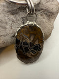 Fossil Fire Toggle Necklace