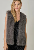Sparkle and Fur Vest