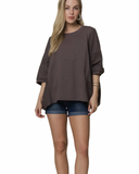 Chic Mesh Batwing