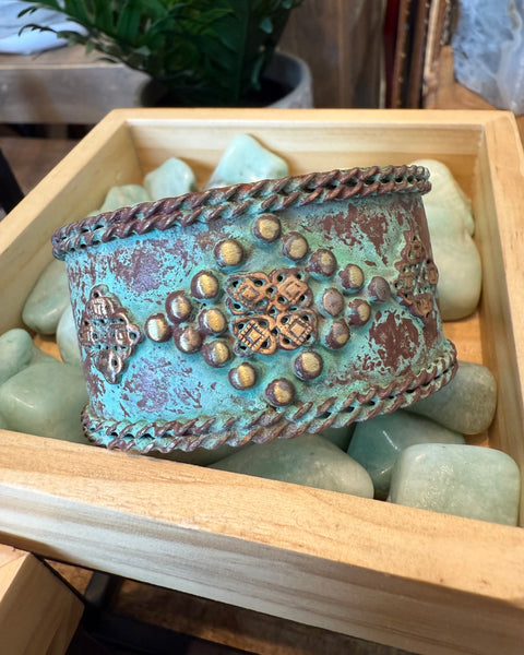 Verdigris Relic Cuff