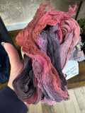 Organic Hand Dyed Scarves