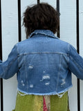 Distressed Cropped Jacket