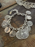 Coin Charm Bracelet