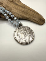 Pegasus Coin Medallion Necklace
