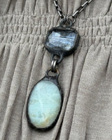 Midnight Tide Pendant Necklace