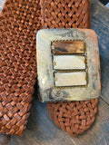 Weave Horn Buckle Belt