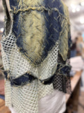 Mesh & Denim Vest