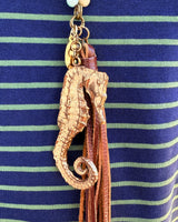 Bronze Seahorse Pendant