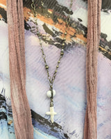 Rustic Elegance Pearl Necklace