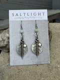 Amazonite and Leaf