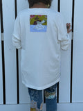 Buddha Love White/Purple Frida Sweatshirt