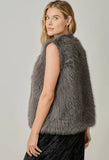 Sparkle and Fur Vest