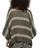 Striped Linen Topper