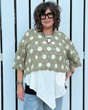 Textured Dot Crochet Top