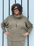 Olive Sands Cowl Knit Top